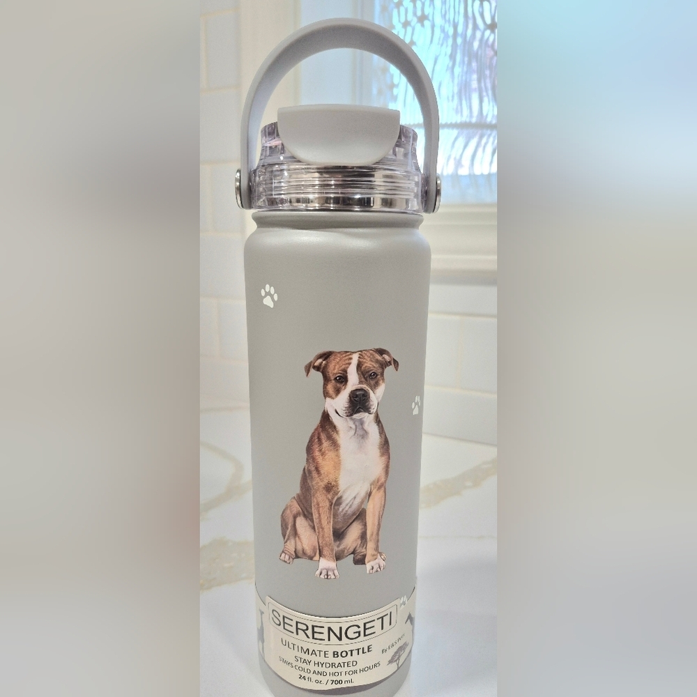 Pit Bull Serengeti Medium Grey  Water Bottle